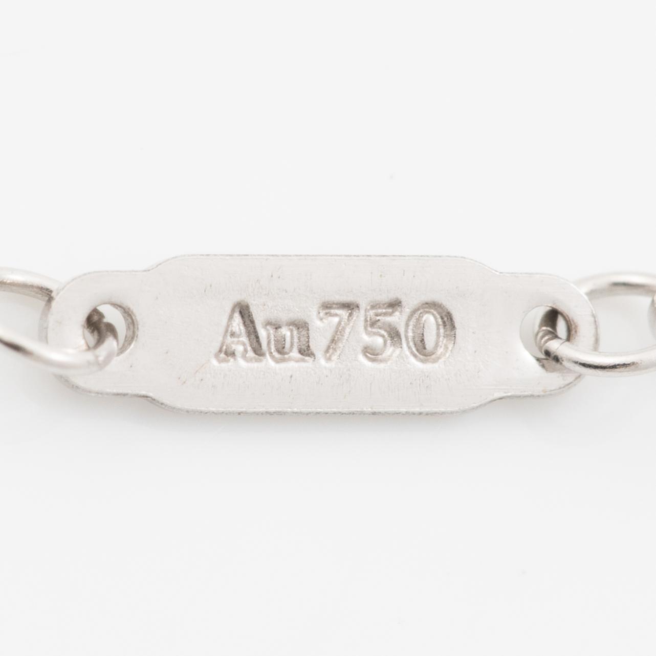 Necklace, Tiffany & Co, “Smile”, 18K white gold.