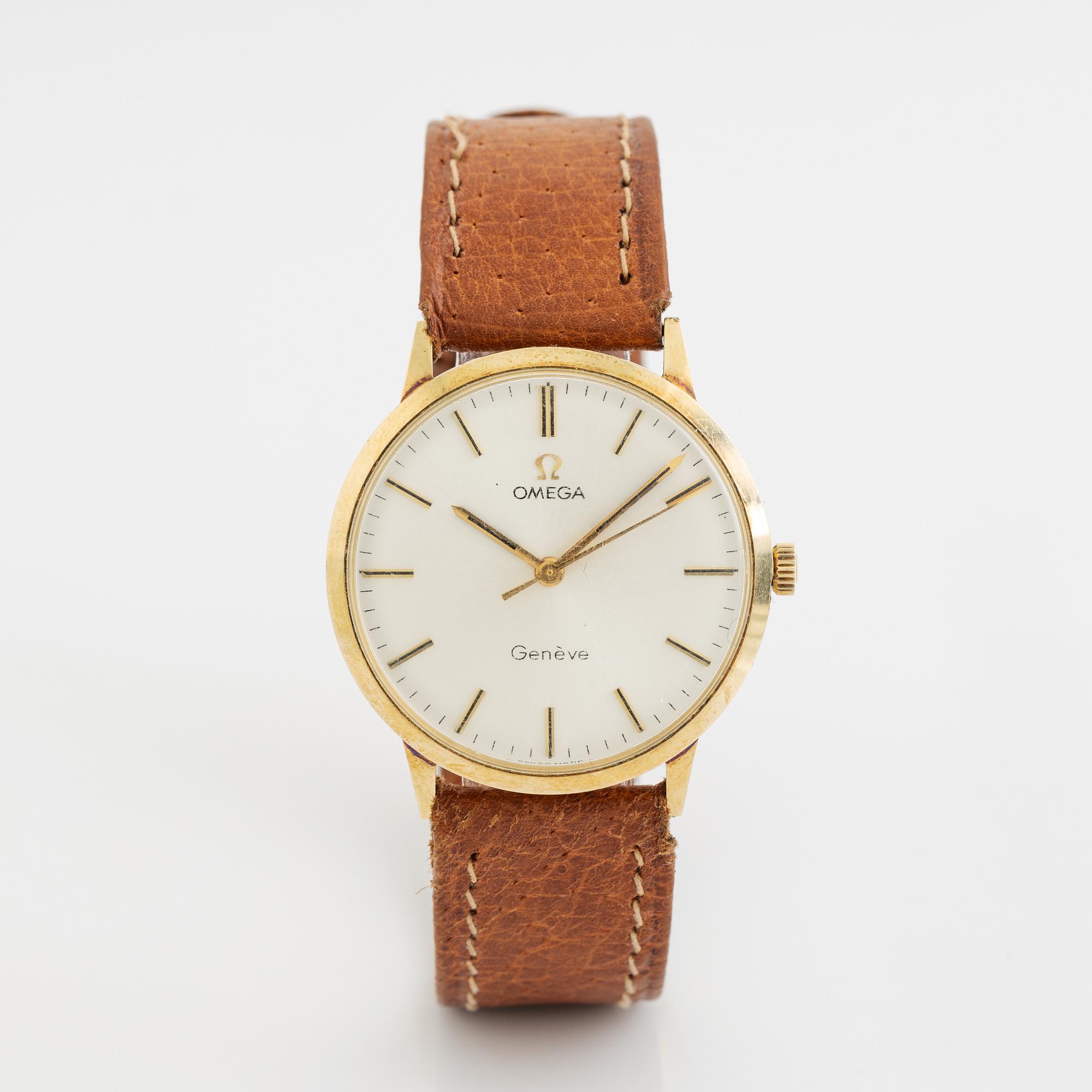 Omega, Genève, armbandsur, 33 mm.
