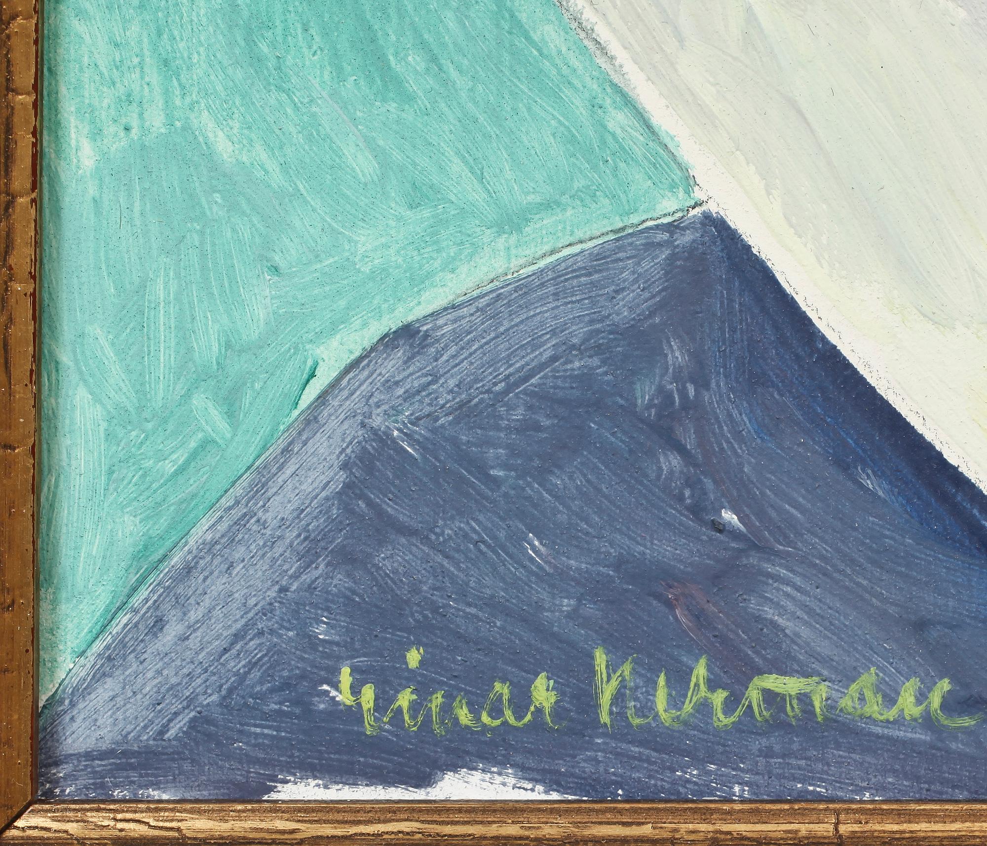 EINAR NERMAN, olja på pannå, sign.