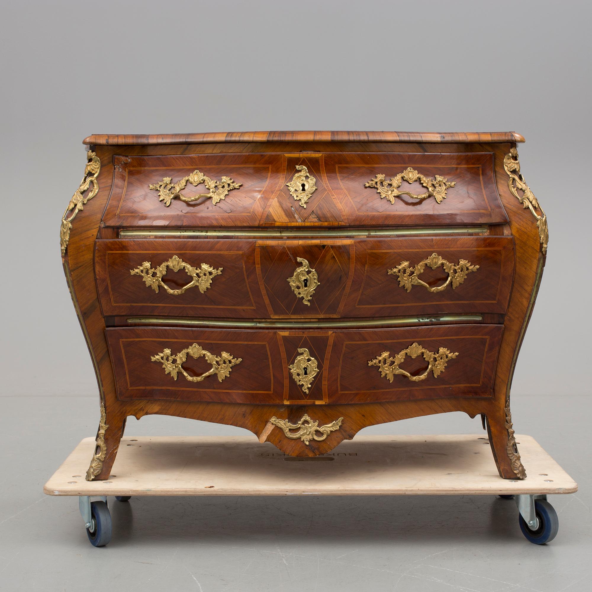 BYRÅ, Stockholmsarbete, Rokoko, 1700-tal.