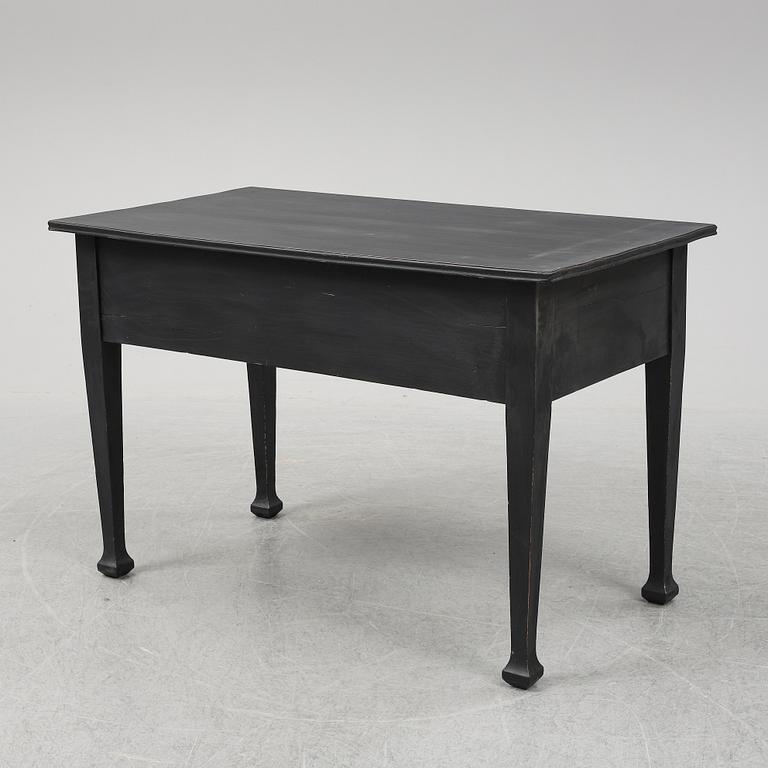 A painted pine desk, early 20th Century.