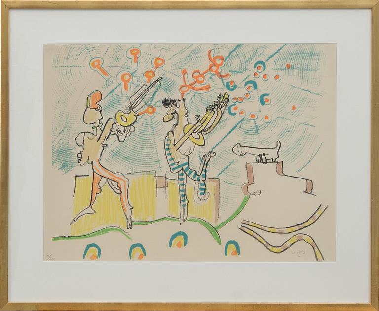 ROBERTO MATTA, litografi, signerad och numrerad 77/300.
