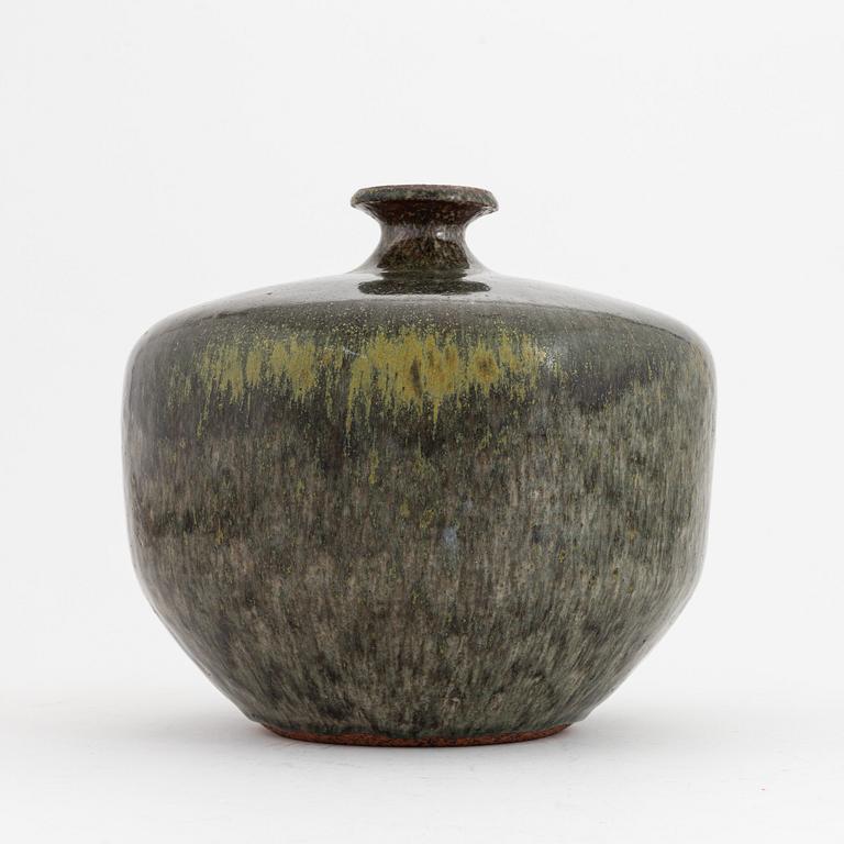 Rolf Palm, a stoneware vase, Mölle, 1970.