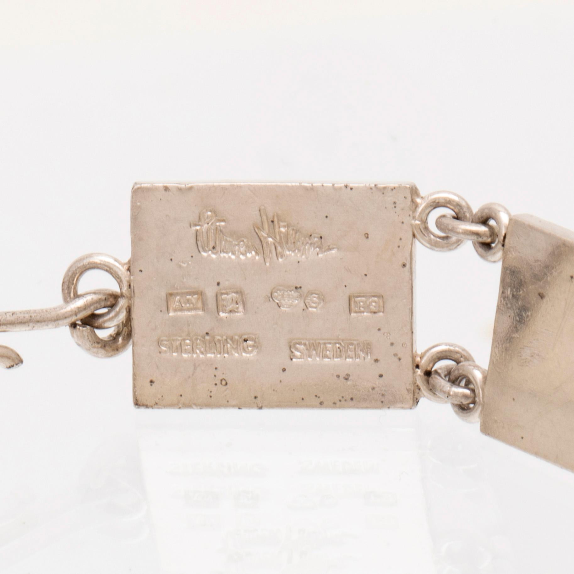 Wiwen Nilsson armband silver 1965.