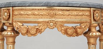 KONSOLBORD. Stockholmsarbete, 1700-talets slut. Gustavianskt.