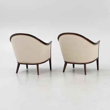 Bertil Fridhagen, a pair of 'Aristokrat' armchairs, Bodafors, 1960's.