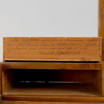 An Empire dressing table by Johan Öman, Stockholm (1815-33).