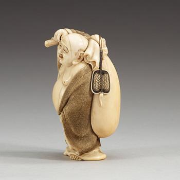 OKIMONO, elfenben. Japan, Meiji (1868-1912).