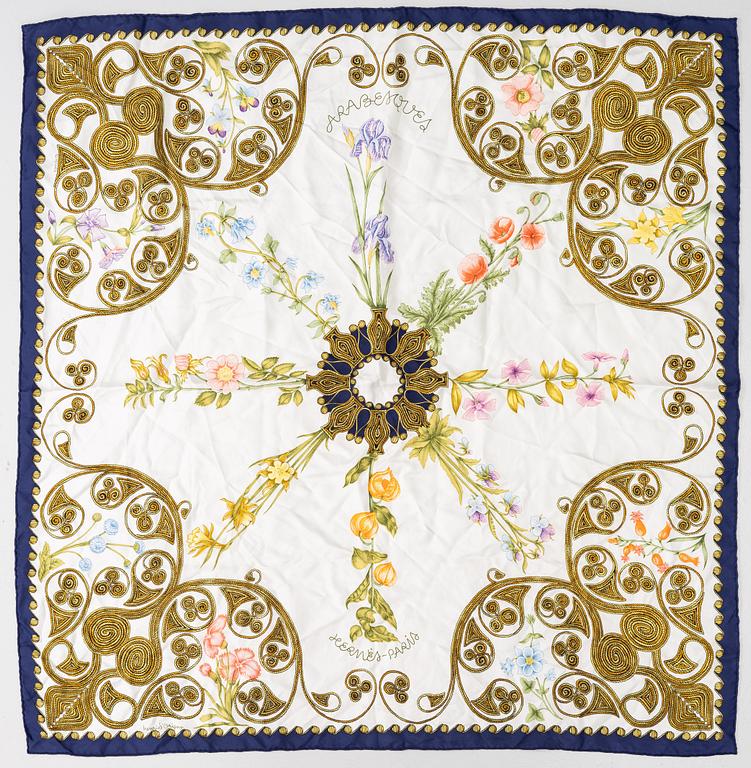 Hermès, an 'Arabesques' scarf.