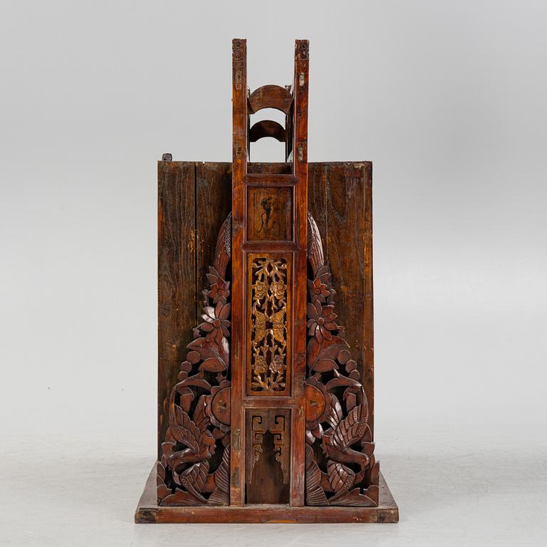 A cabinet, China, 20th century with older parts.