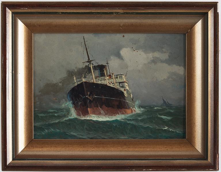 VICTOR QUISTORFF, oil on panel (2), one signed and dated V Quistorff 1940.