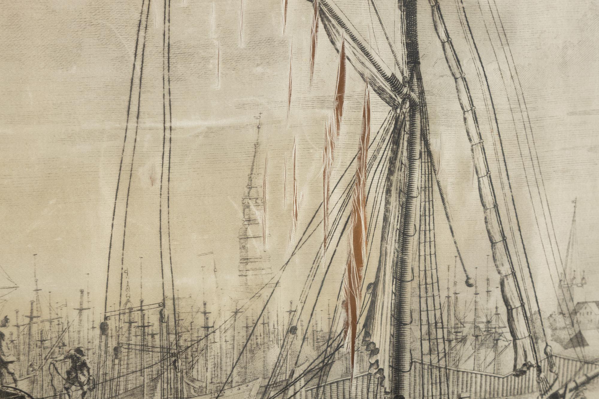 A painting on silk, 18th/19th Century.