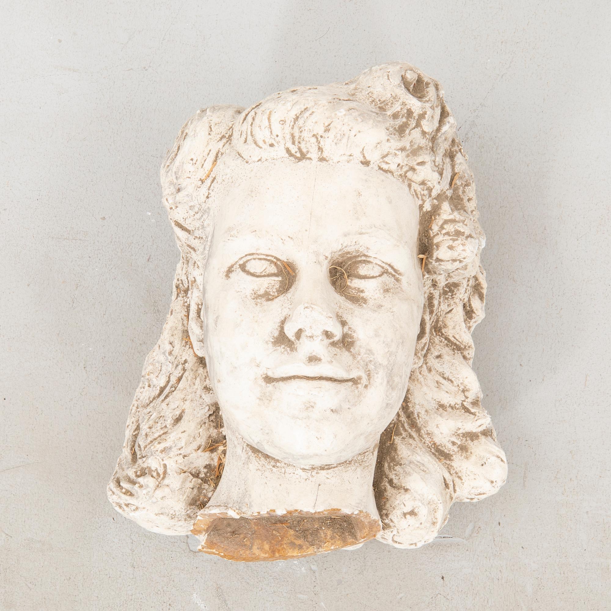 Nils Möllerberg, Sculpture Head model for "The Water Carrier".