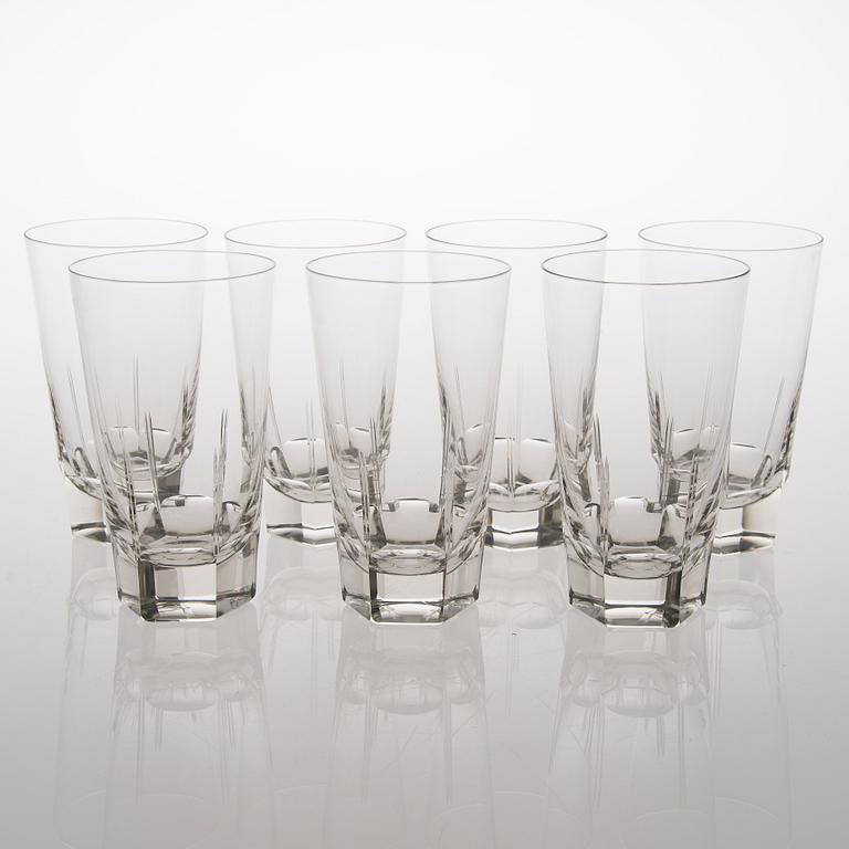 A 38-piece set of glassware from the first half of the 20th Century.
