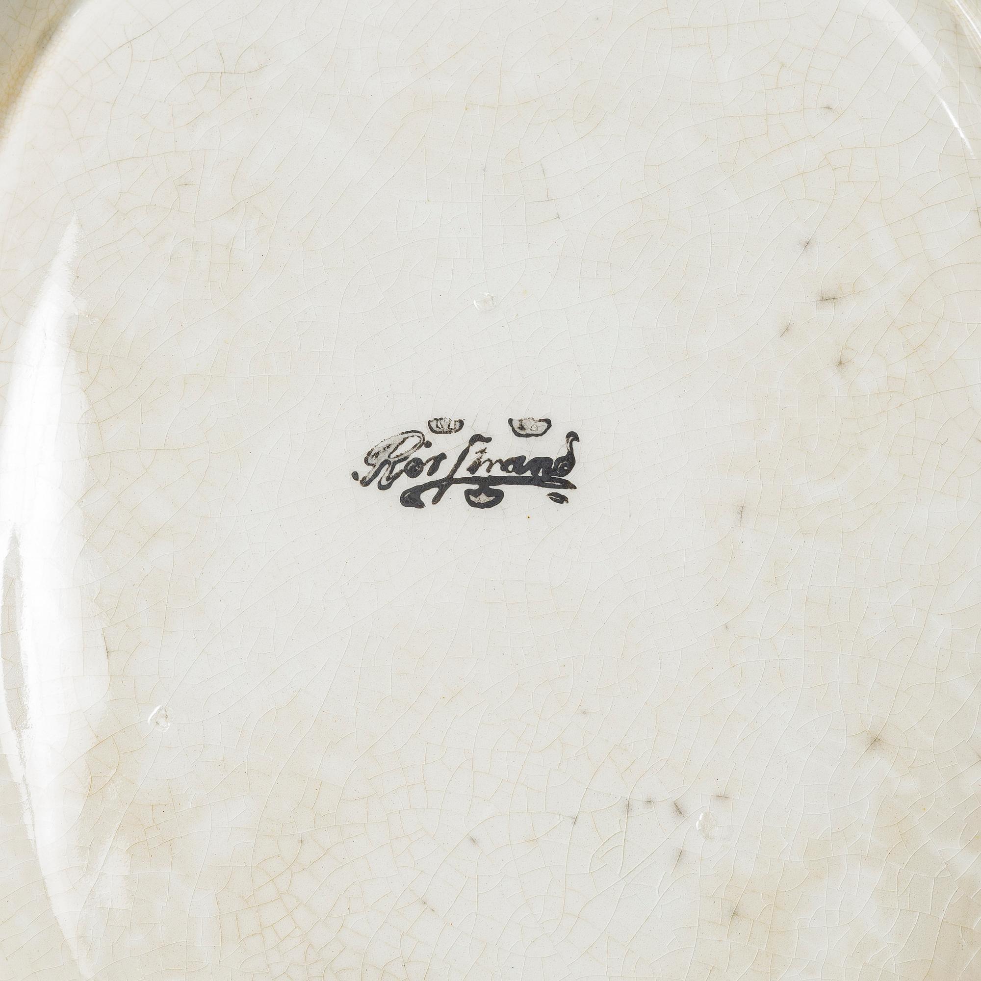 Galler bowls, 2 + 1 pcs, Rörstrand, early 20th century..