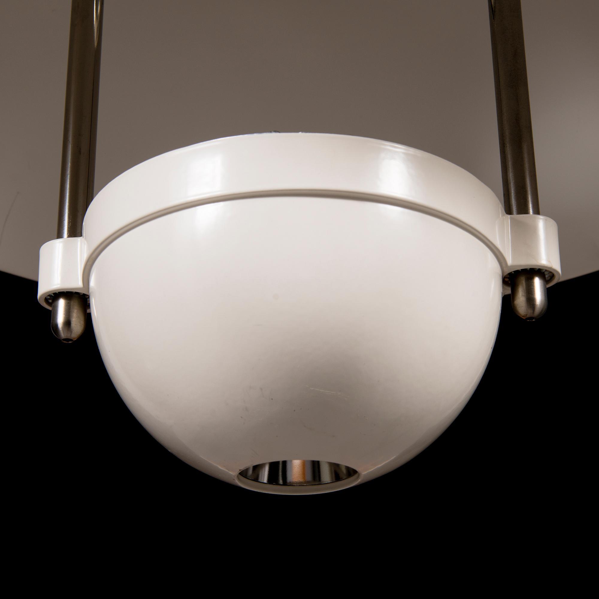 LOUIS POULSEN, an 'Airport Pendel' light designed in 1991 for Munichs airport.