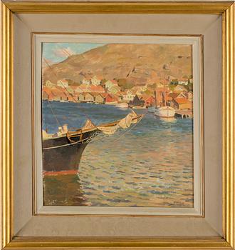 BERNHARD OSCARSSON, olja, sign.