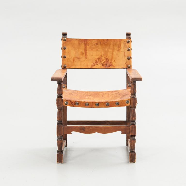 Armchair, Renaissance style, 20th century.