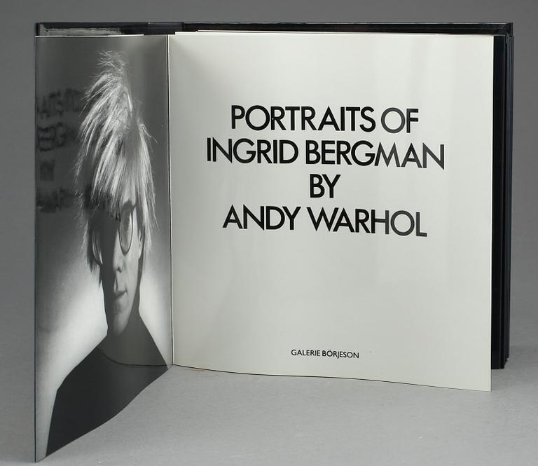 ANDY WARHOL, BOK, "Portraits of Ingrid Bergman by Andy Warhol".