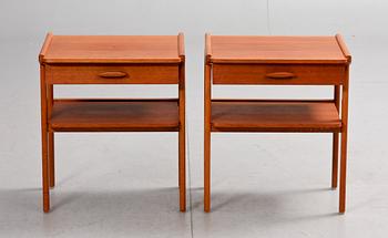 NATTYGSBORD, ett par, 1950-tal.