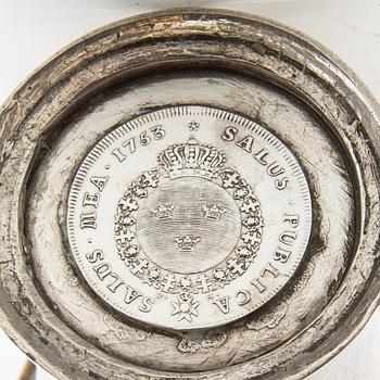 Cup probably by Anders Lundman Stockholm (active 1745-63) silver.