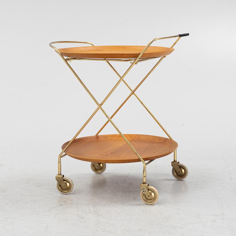 A drinks trolley, mid 20th Century.