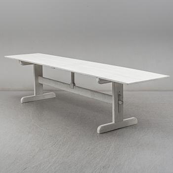 A Swedish modern painted pine table.