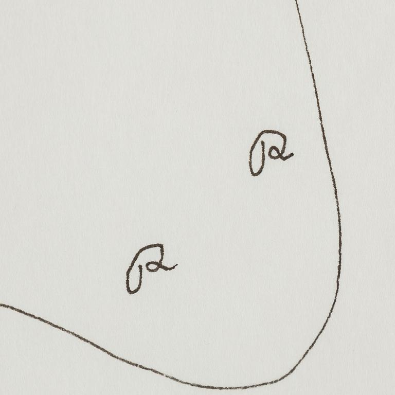 ROGER RISBERG, indian ink on paper, 1999, signed RR.