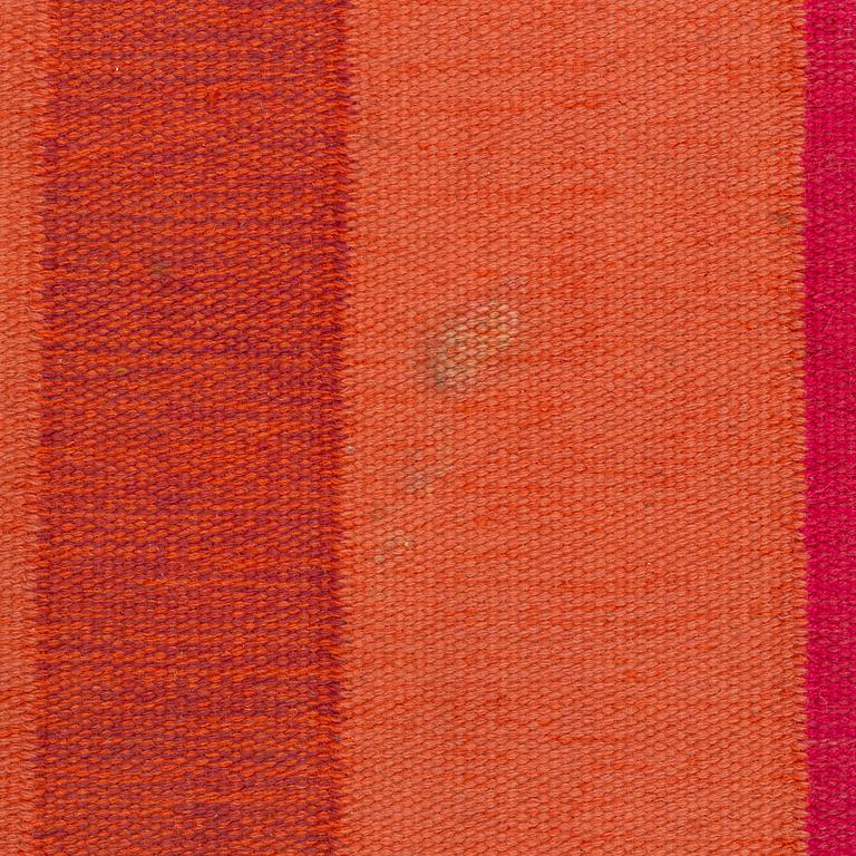 Irma Kronlund, a carpet, flet weave, signed KLH IK, cm 265 x 200 cm.