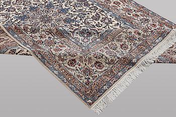 A carpet, Nain, part silk, 6 laa, ca 350 x 215 cm.