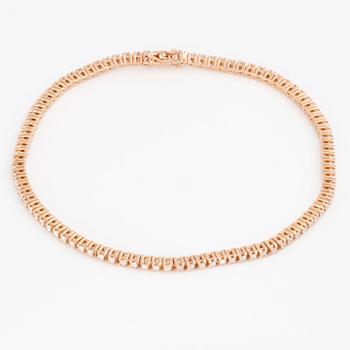 ARMBAND, sk tennisarmband, med briljantslipade diamanter ca 0.90 ct.