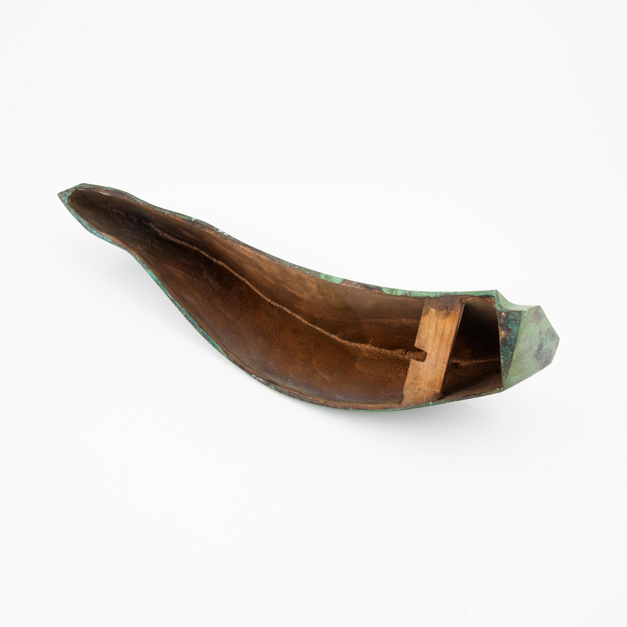 Björn Selder, sculpture, unsigned, bronze.