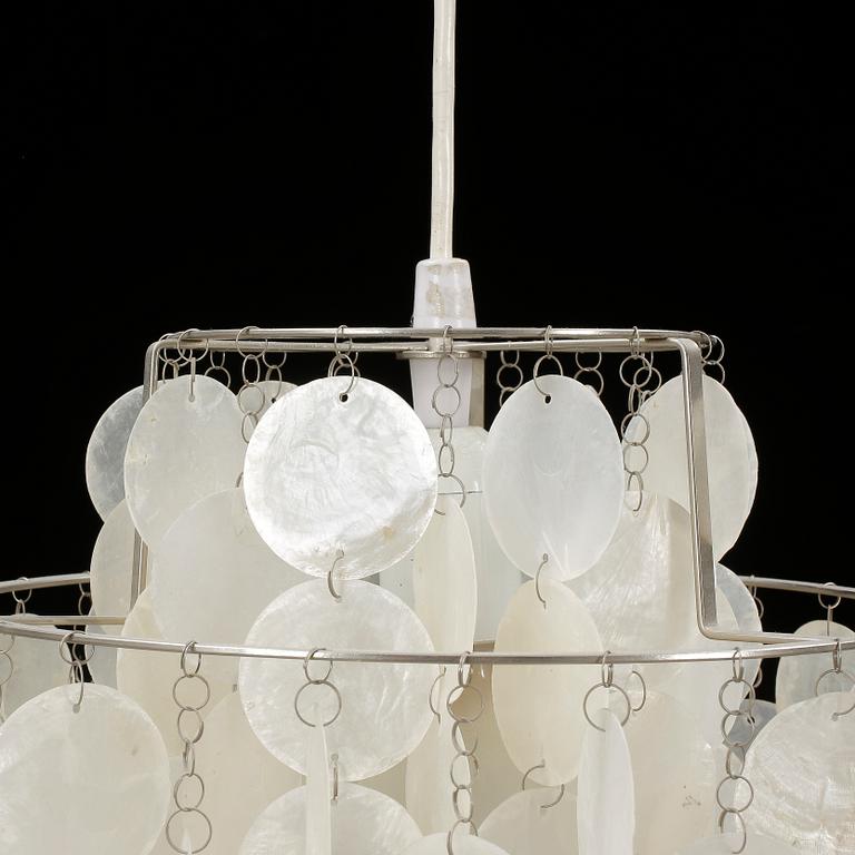 TAKLAMPA, "Fun lamp", Verner Panton. Höjd ca 53 cm.
