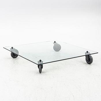 Gae Aulenti, Coffee table, “Tavolo con Ruote”, Fontana Arte, Italy, late 20th/early 21st century.