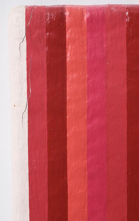 Douglas Black, acrylic, latex and fake fur on canvas, signed and dated 1991 verso.
