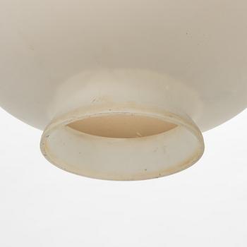 A glass ceiling lamp, second half of the 20th Century.
