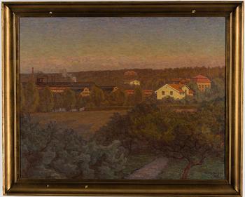 WILHELM BEHM, oil on canvas, signed Wilh. Behm and dated 1922.