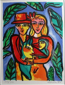 ULRICA HYDMAN-VALLIEN, färglitografi, sign o numr 278/290.