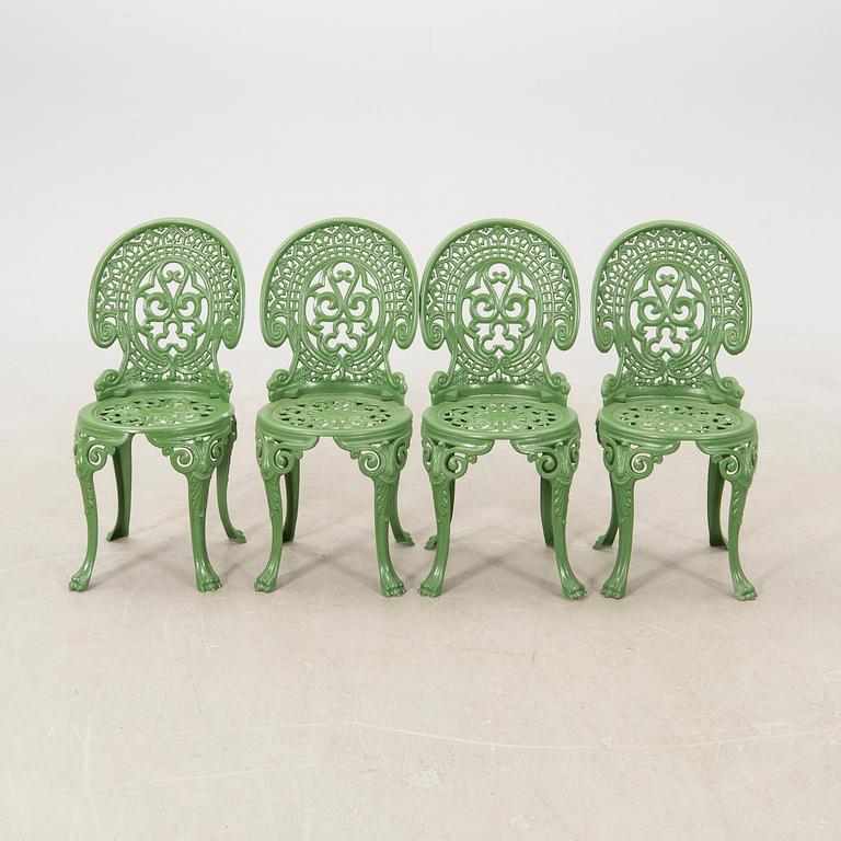 Garden furniture 5 pcs, later part of the 20th century.