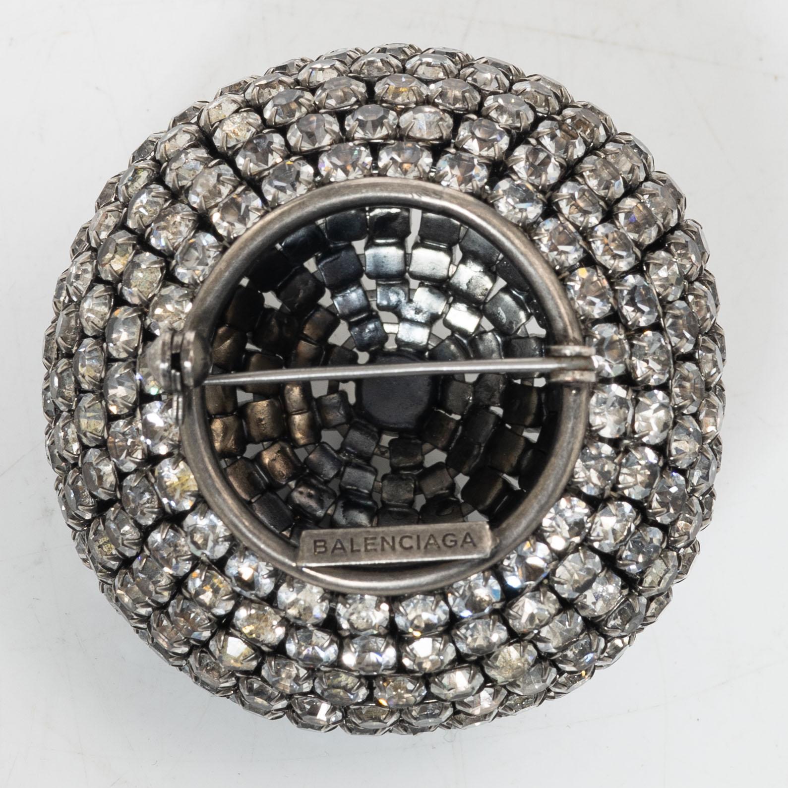 Balenciaga, brooch.