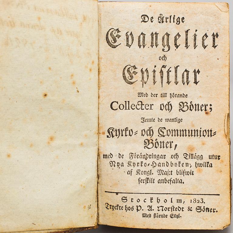 BÖCKER 6 st, 1600-/1800-tal.