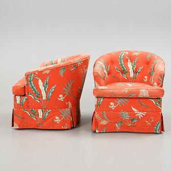 FÅTÖLJER, ett par, 19/2000-tal.