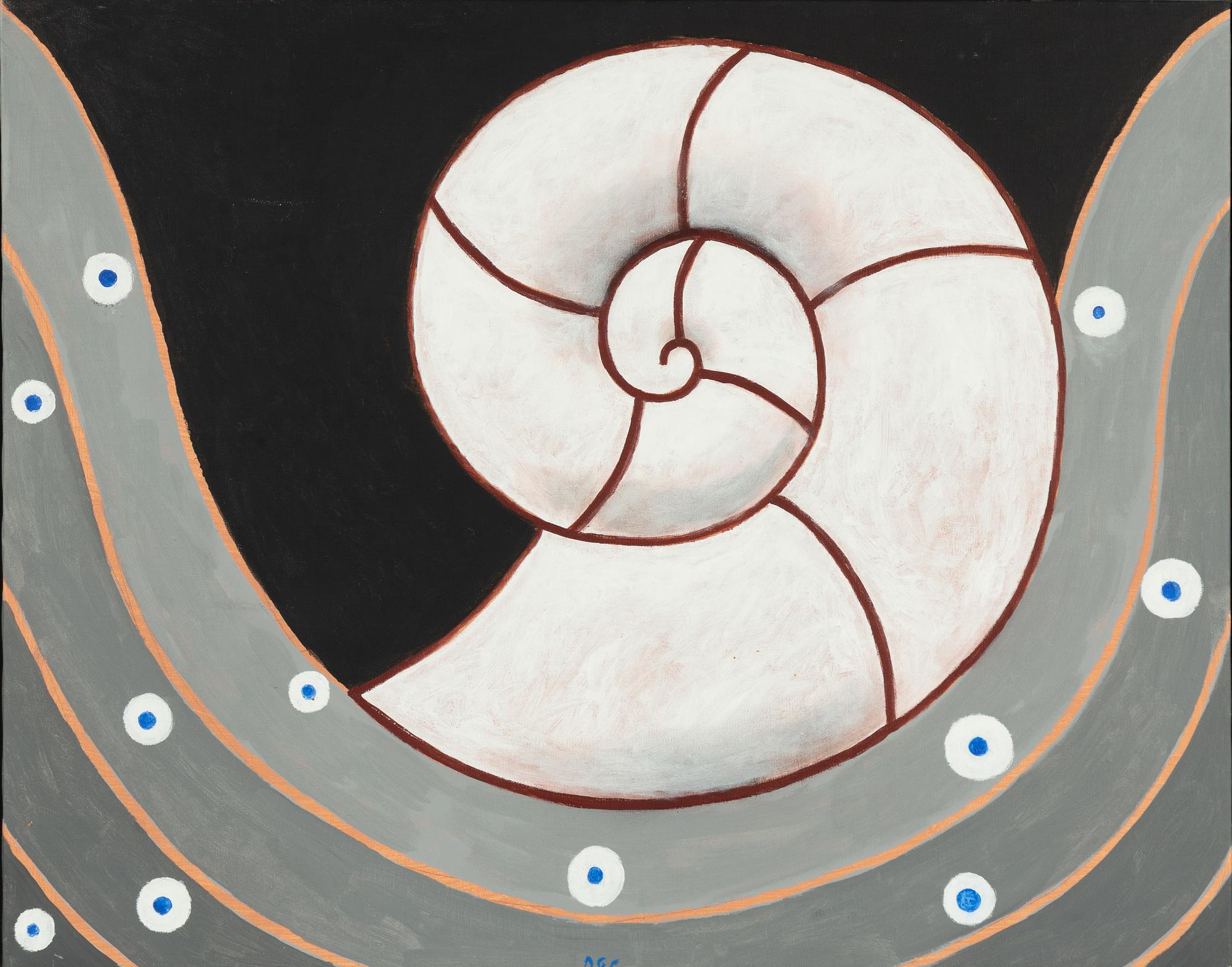 Nils Gunnar Stenqvist, Komposition med snäcka.