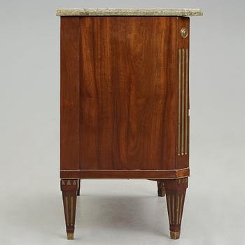 A Gustavian commode by Anders Lundelius 1781 (master in Stockholm 1778-1823).
