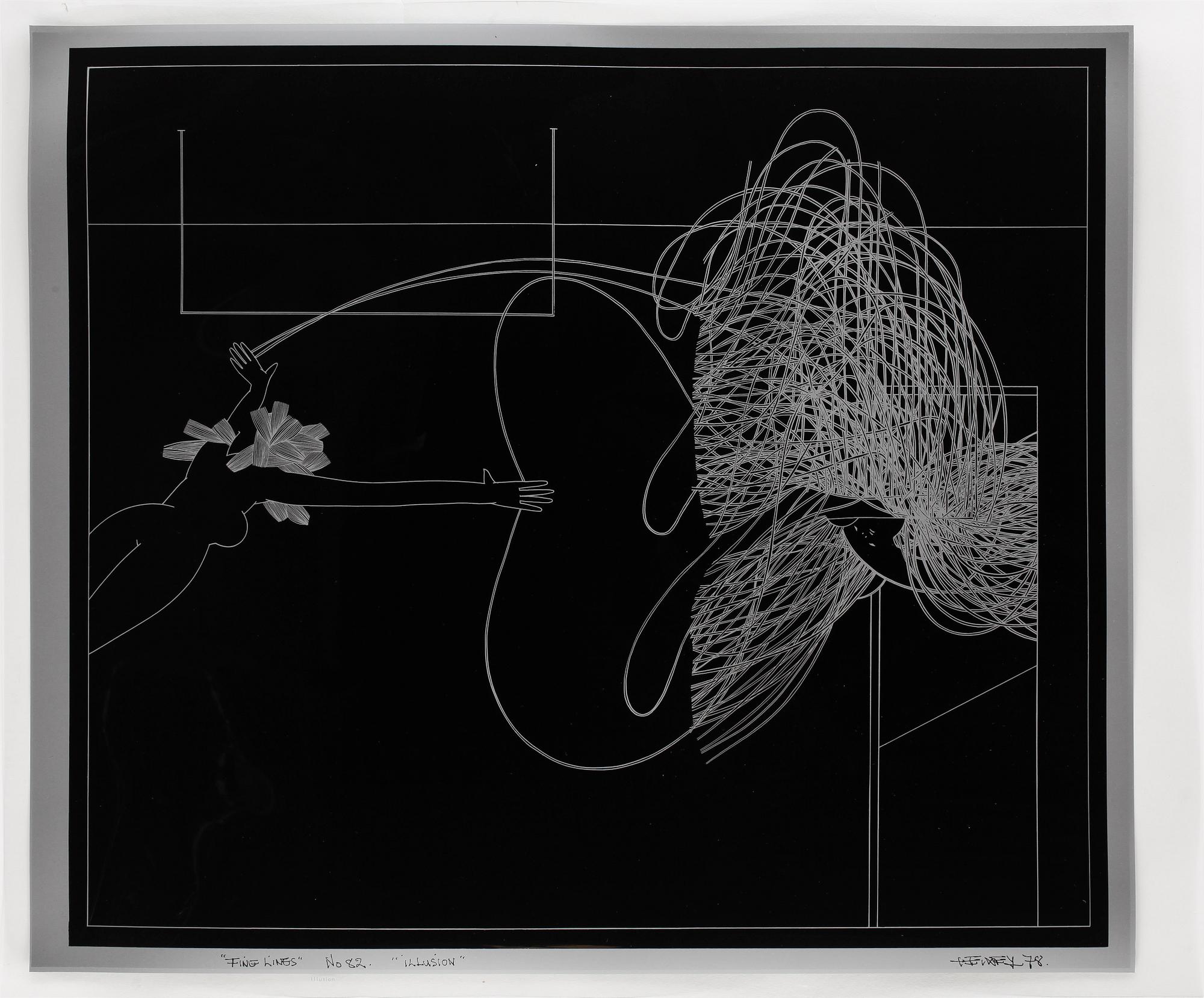 DICK BIXBY, mapp med 12 st litografier, signerade, bär numrering 82.