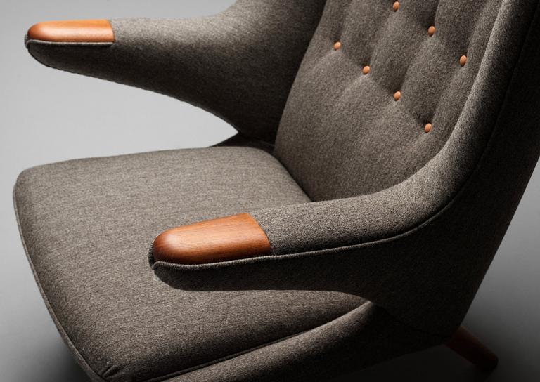 Hans J. Wegner, fåtölj "Bamse", modell AP19, AP-stolen, Danmark, 1950-60-tal.