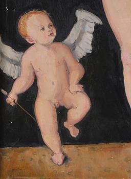Nils von Dardel, Venus och Amor (Kopia efter Cranach).