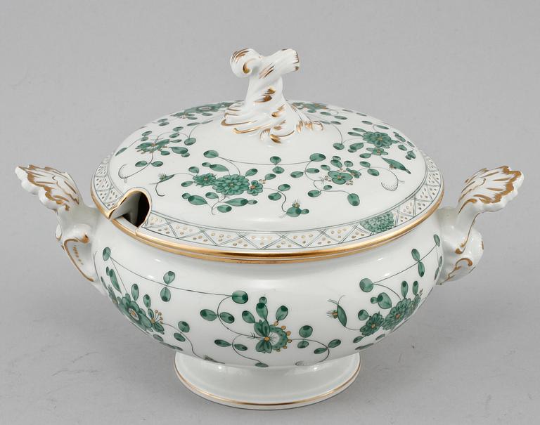 PARTI SERVISDELAR, 4 st, porslin, Meissen, 1900-talets andra hälft.