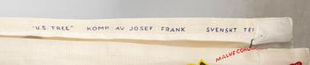 Josef Frank, curtains, a pair, "US Tree", Svenskt Tenn Company.