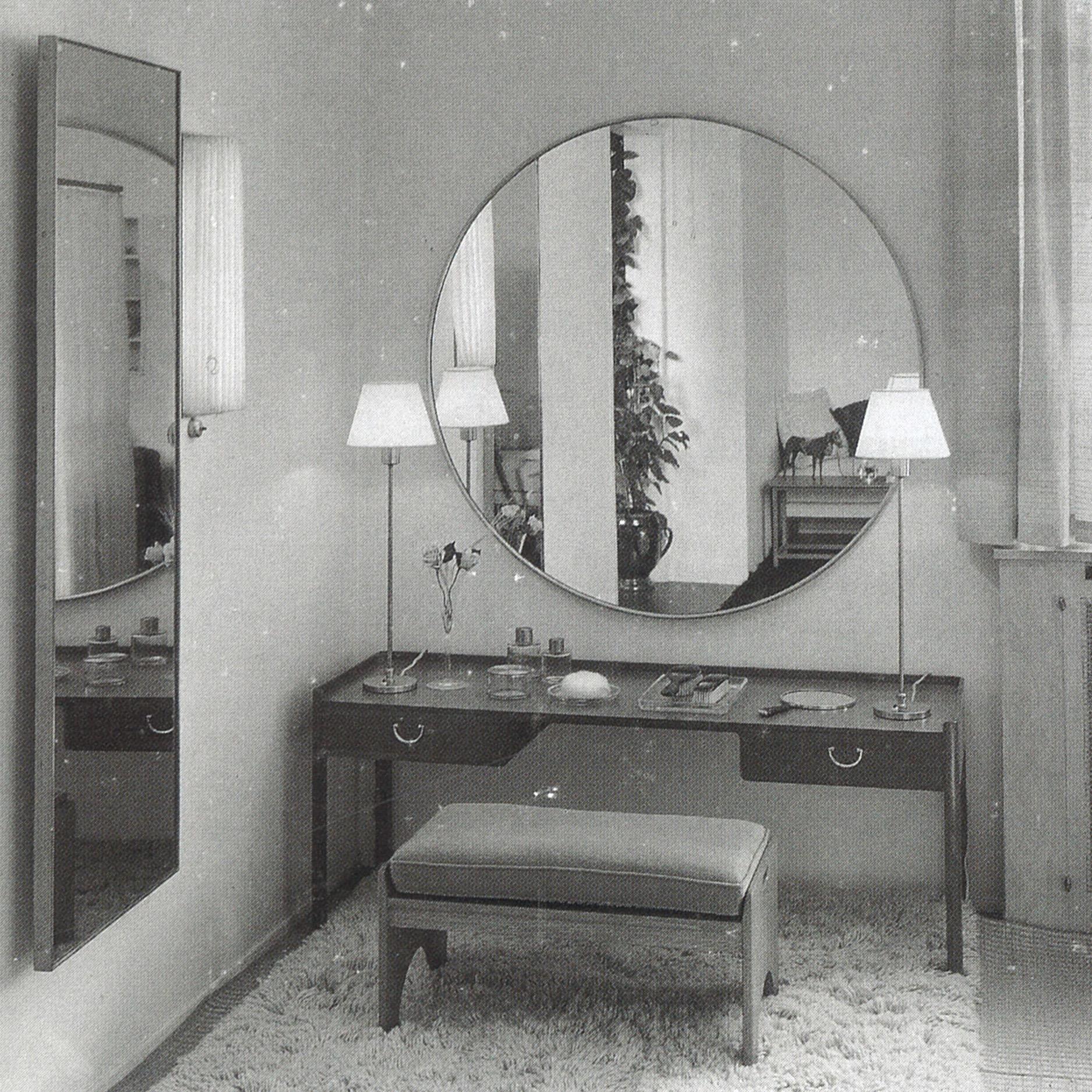 Josef Frank, a large mirror, Firma Svenskt Tenn, 1940s-50s.
